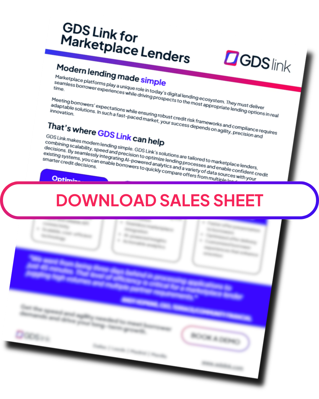 GDS Link for Marketplace Lenders