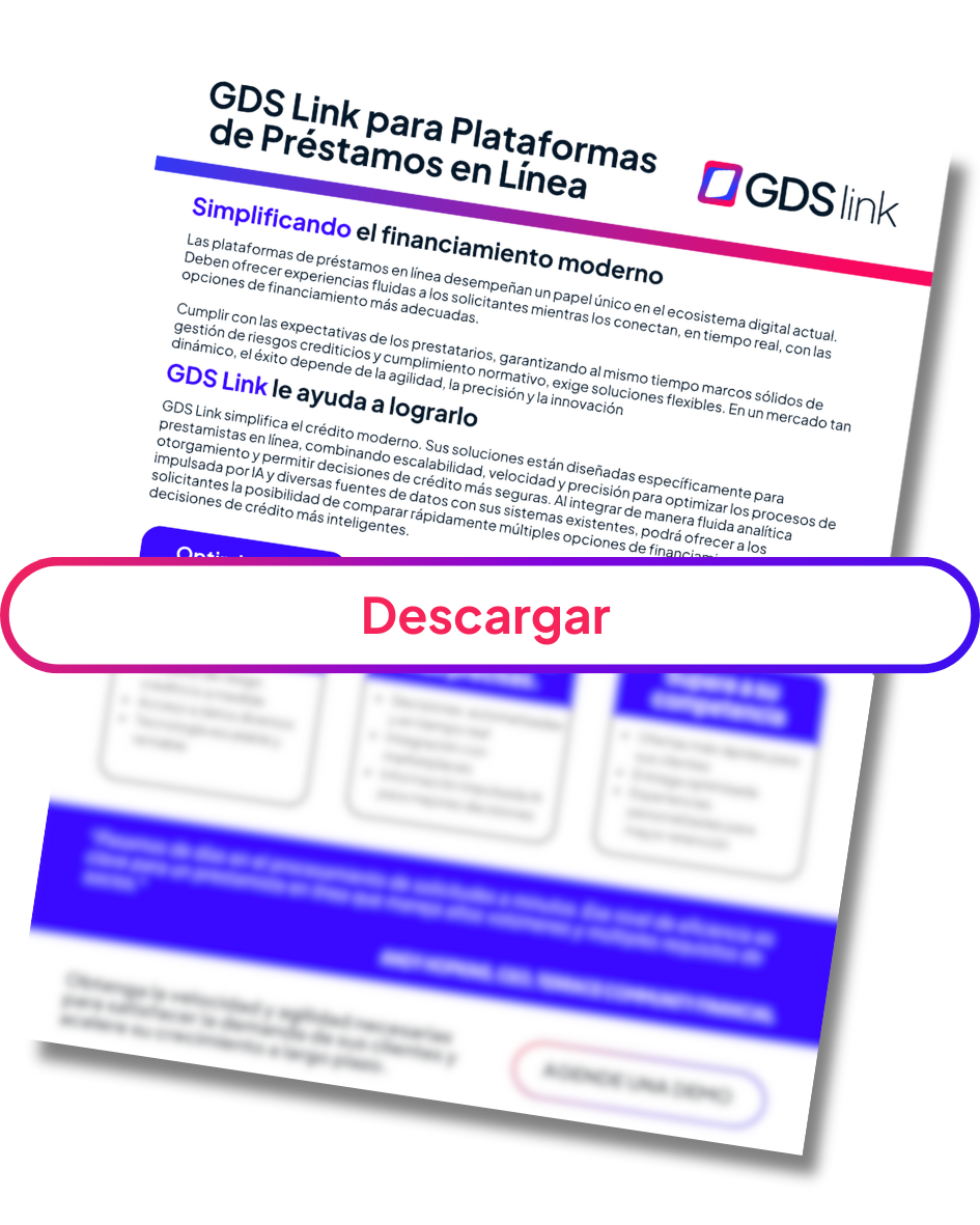 GDS Link para crédito especializado