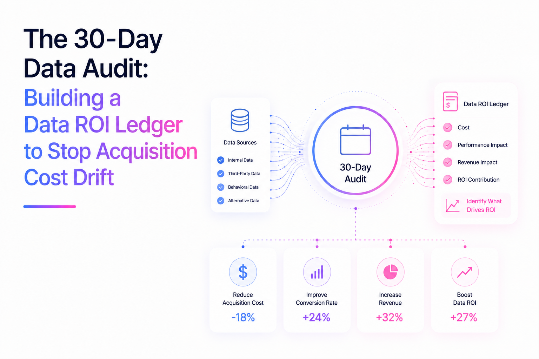 The 30-Day Data Audit: Building a Data ROI Ledger to Stop Acquisition Cost Drift